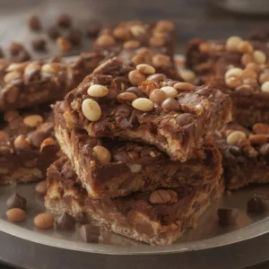 Reese’s Pieces Cookie Bars