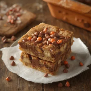 Reese’s Pieces Peanut Butter Blondies