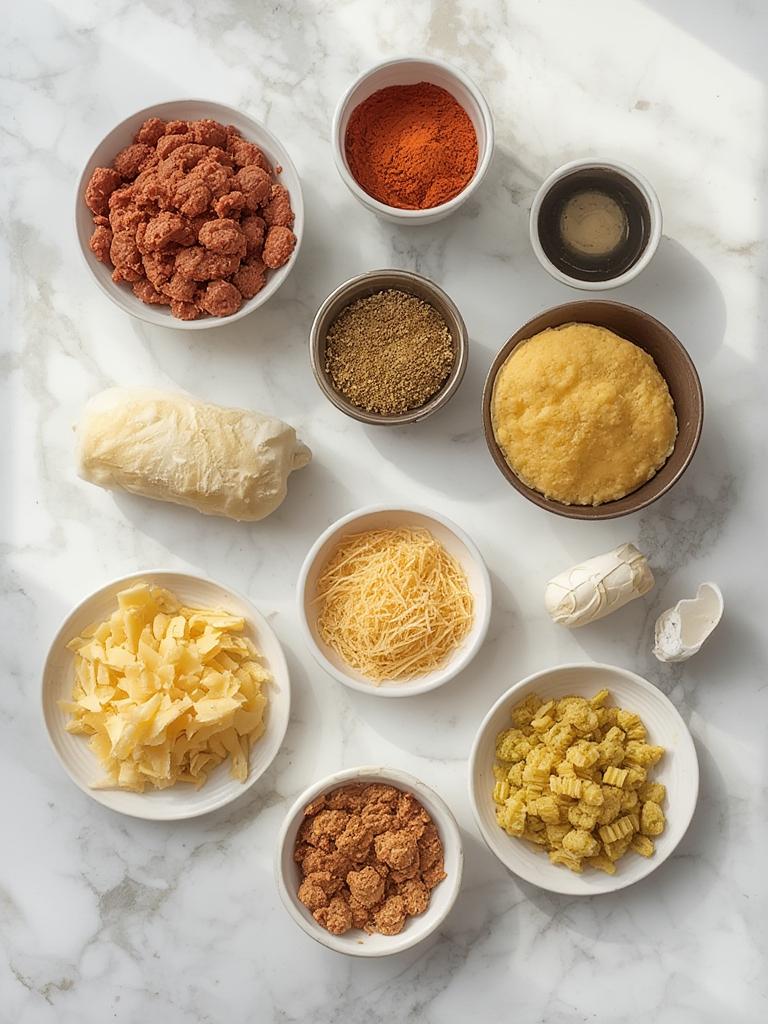 Sausage & Cheddar Stuffed Mushrooms: Irresistible Savory Bites! 2 Sausage Cheddar Stuffed Mushrooms 1