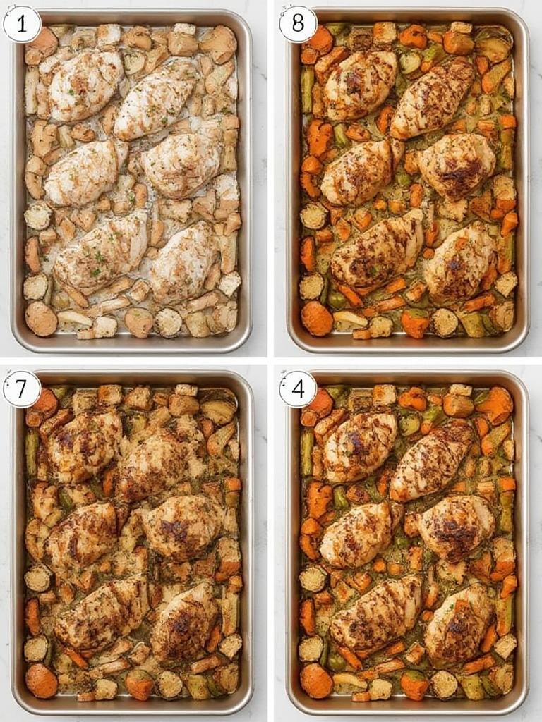 Sheet Pan Balsamic Chicken Veggie Bake 2