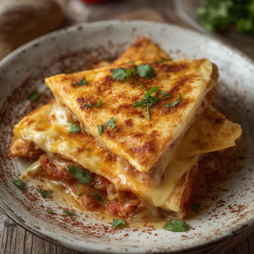 Simple Cheesy Baked Quesadillas - The Ultimate Crowd-Pleaser 4 Simple Cheesy Baked Quesadillas