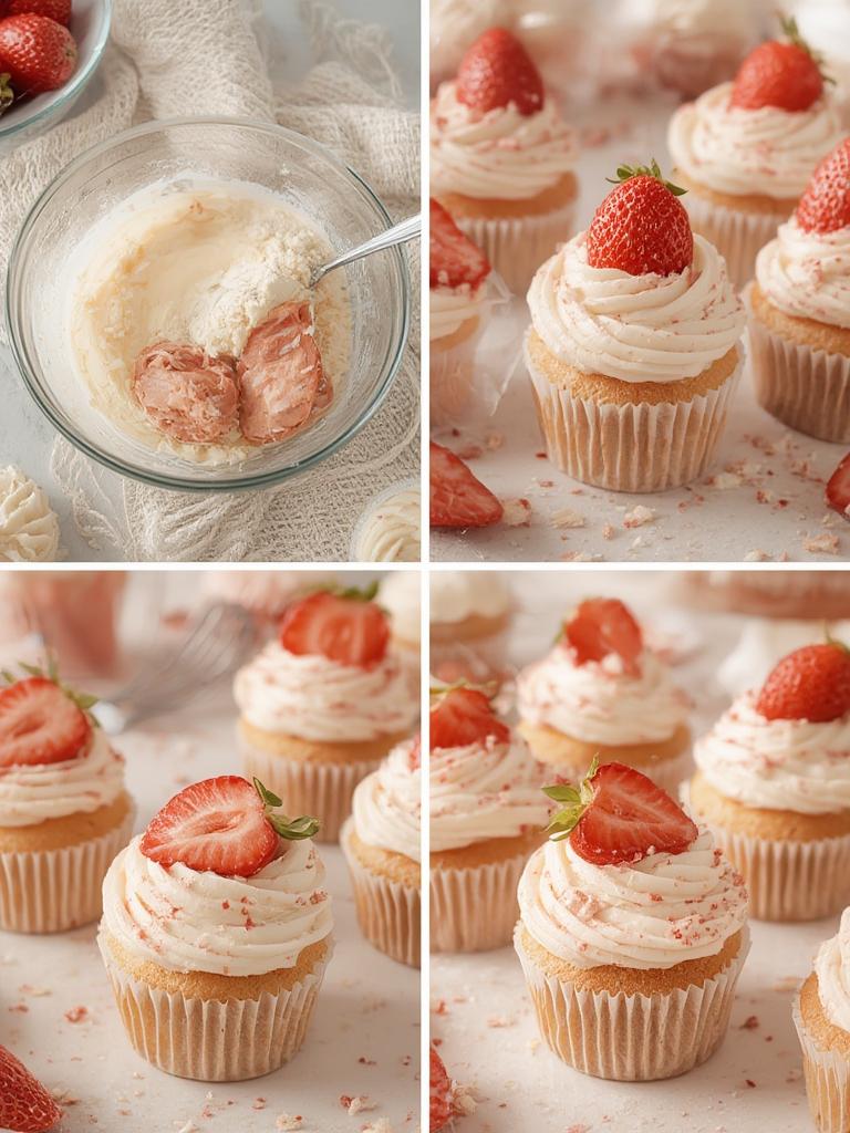 Strawberry Stroller Cupcakes 8
