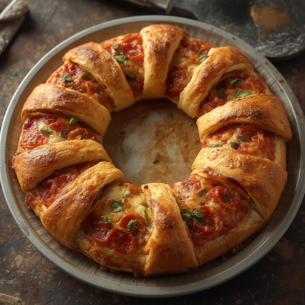 Stuffed Pizza Crescent Ring: Irresistible & Easy Crowd-Pleaser! 4 Stuffed Pizza Crescent Ring