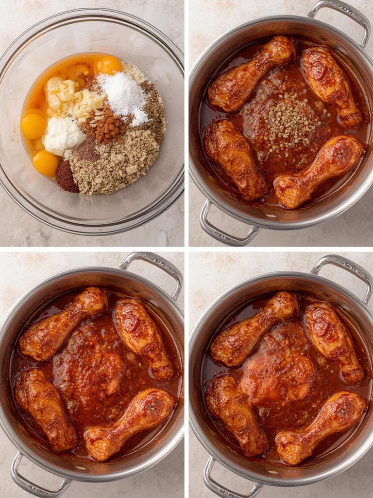 Sweet Spicy BBQ Drumsticks 2