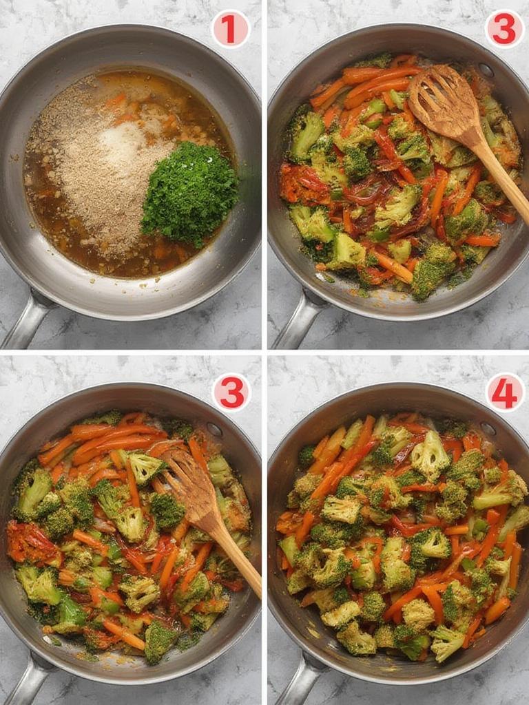 Vegetable Stir-Fry With Ginger Soy Sauce : Saucy & Sensational Weeknight Winner! 3 Vegetable Stir Fry With Ginger Soy Sauce 2