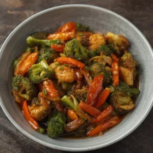 Vegetable Stir-Fry With Ginger Soy Sauce : Saucy & Sensational Weeknight Winner! 6 Vegetable Stir-Fry With Ginger Soy Sauce