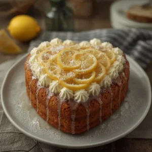 Vintage Lemon Heart Cake - Savor The Sweet Nostalgia In Every Bite! 8 Vintage Lemon Heart Cake
