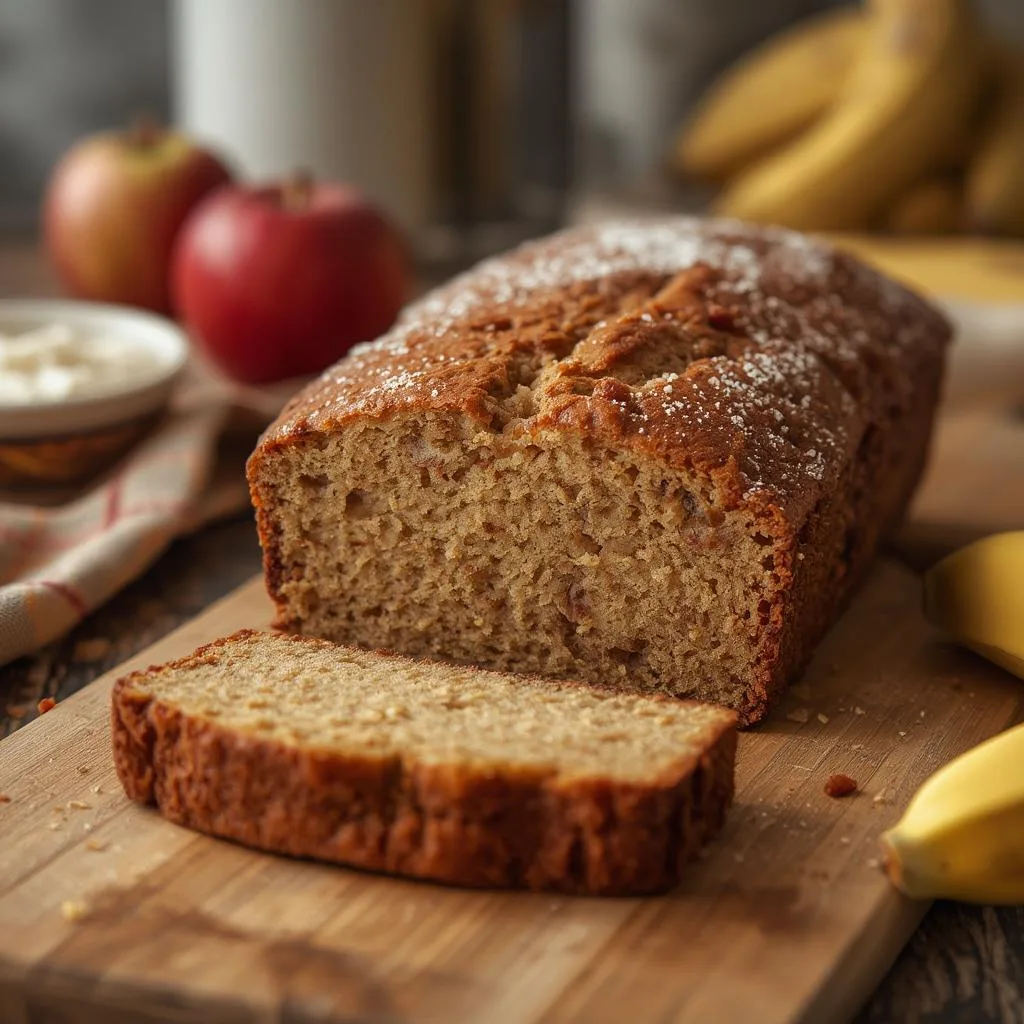 Home Loinzou 4 Applesauce Banana Bread