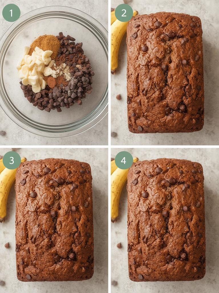Chocolate Chip Healthy Banana Bread 2