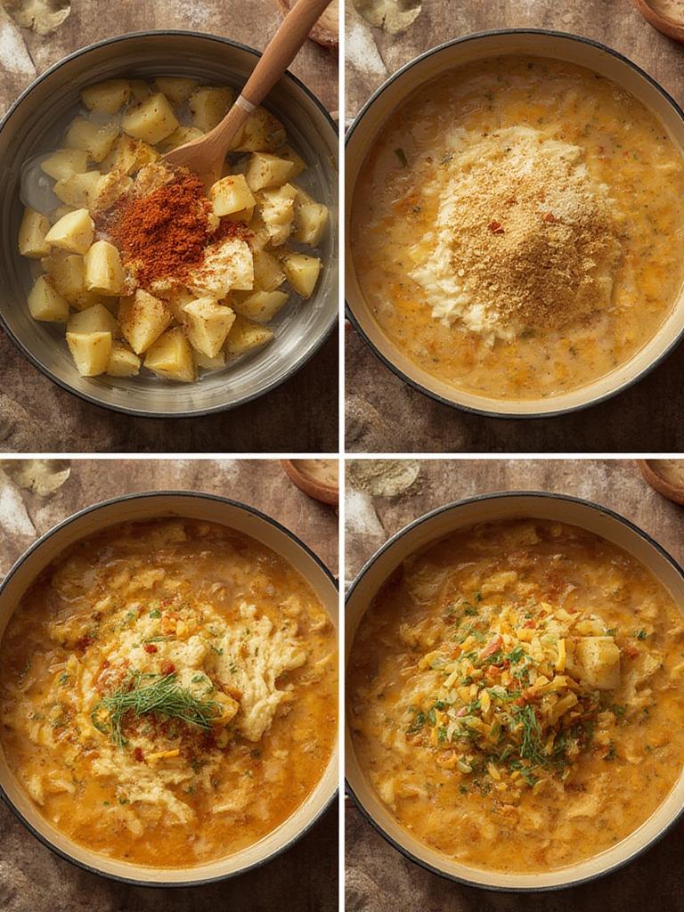 Ultimate Creamy Cajun Potato Soup : A Comforting Dinner Delight! 3 Creamy Cajun Potato Soup 5