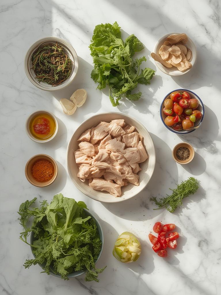 Creamy Garlic Chicken Salad Wraps : Irresistible & Easy Lunch Fix! 2 Creamy Garlic Chicken Salad Wraps 1