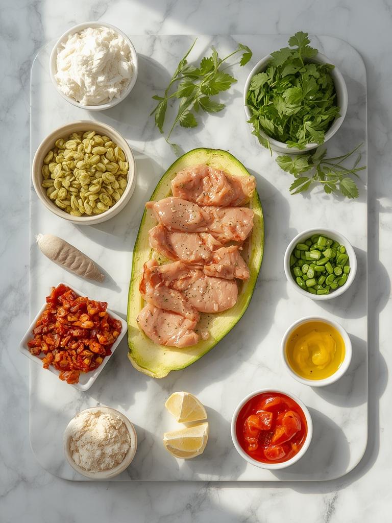 Garlic Chicken Zucchini Boats: Irresistible, Easy & Delicious! 2 Garlic Chicken Zucchini Boats 1