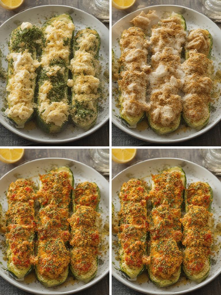 Garlic Chicken Zucchini Boats: Irresistible, Easy & Delicious! 3 Garlic Chicken Zucchini Boats 2