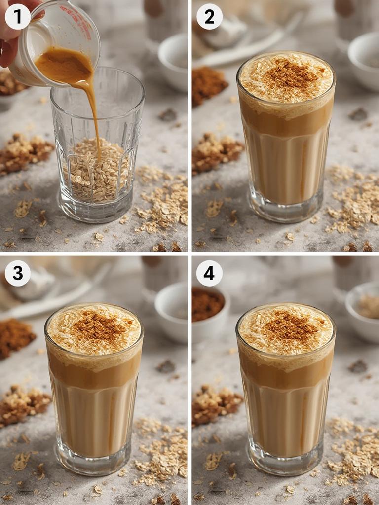 Shaking espresso for Iced Toasted Vanilla Oatmilk Shaken Espresso