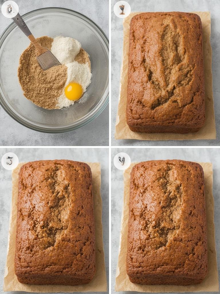 Mixing keto banana bread batter