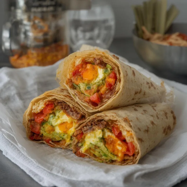 Make-ahead veggie-packed breakfast burritos for the week.