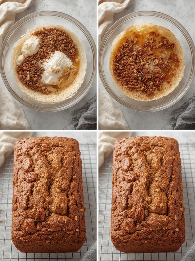 Nutty Banana Pecan Bread 2