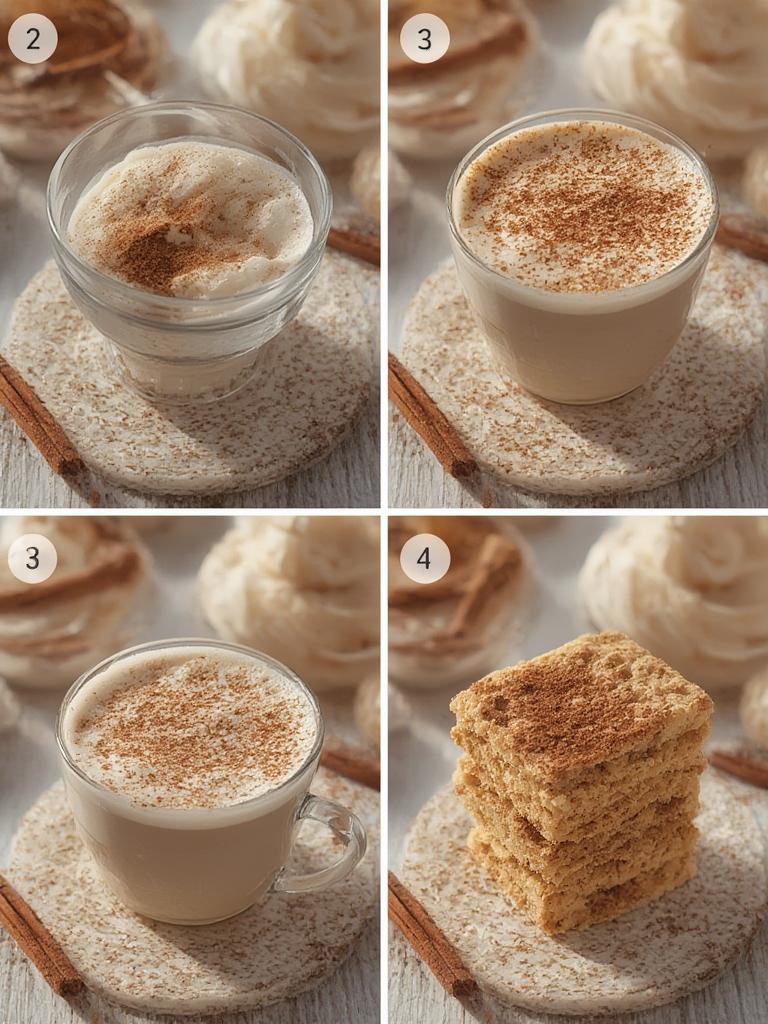 Layered pistachio latte in a clear mug
