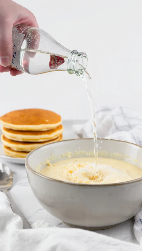 original pancakes with seltzer critique the key in