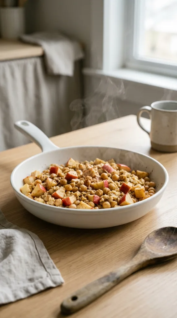 Apple cinnamon chickpea scramble b86f87ed4a
