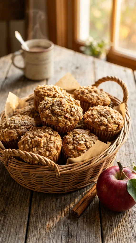 Apple cinnamon oat muffins b88bc7d739