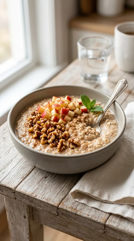 Apple cinnamon oats with walnuts 4db1db4513