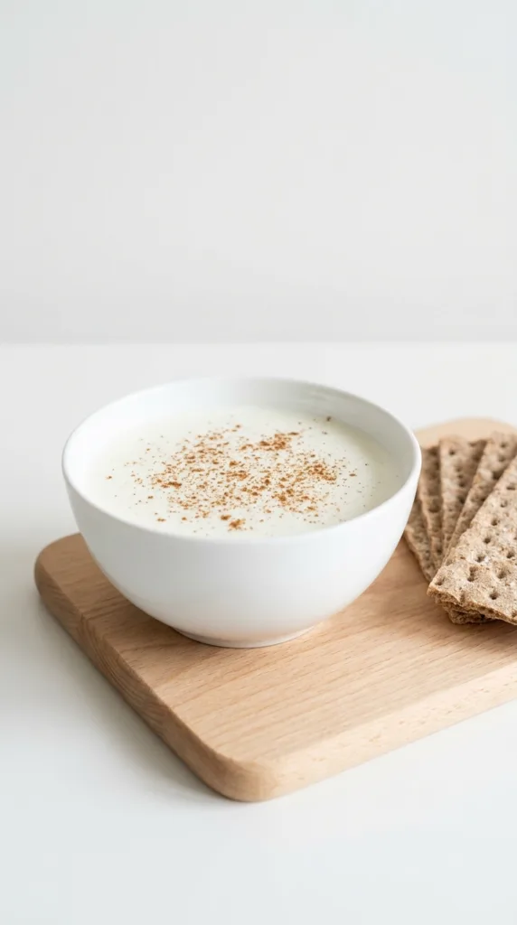 19 Nordic-Style Breakfast Boards for Cozy Mornings 19 Bowl of soured milk crackers 26a8b7df0a 1