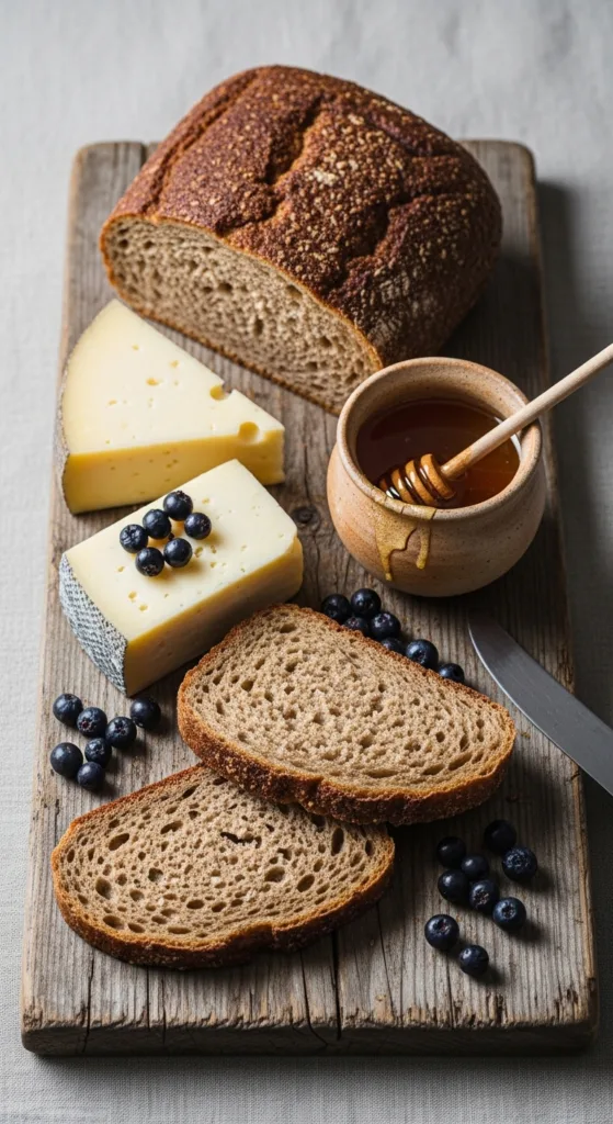 19 Nordic-Style Breakfast Boards for Cozy Mornings 11 Bread and cheese on board a201e79dba