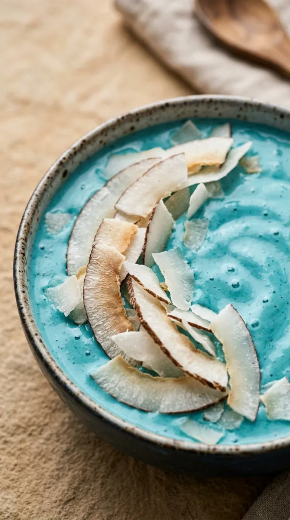 Coconut flakes on smoothie de257b0d6f