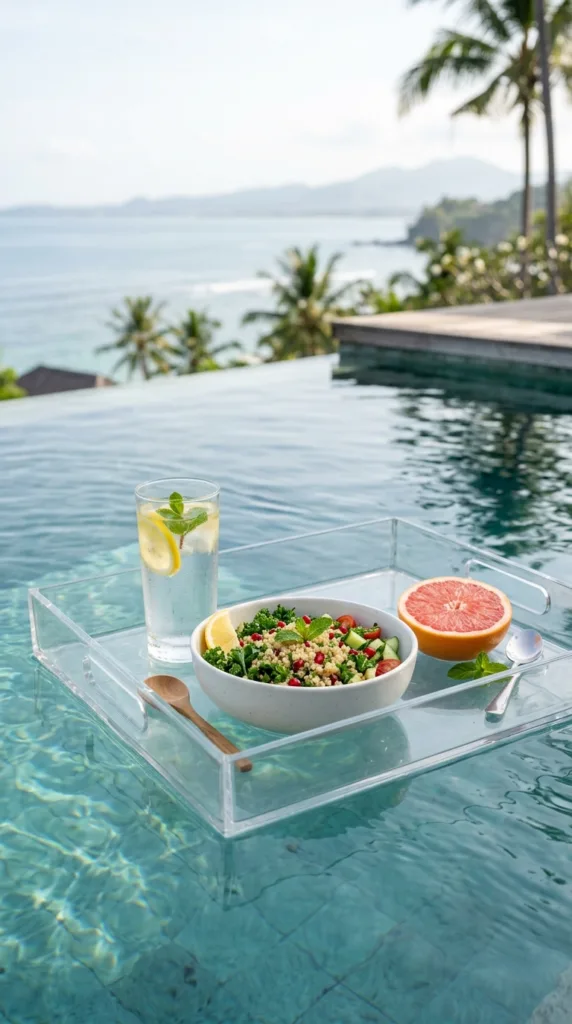 Detox floating breakfast on tray 62470cd76d