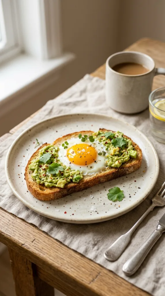 10 Quick & Easy High-Protein Egg Recipes for Busy Mornings (Savory Breakfast Ideas!) 5 Egg in toast with avocado 21484f4ab3