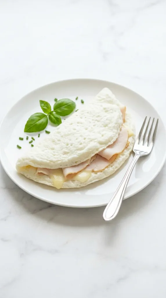 Egg white omelet on plate 9a85f7fb61 1