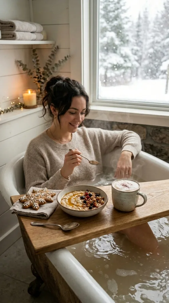 Floating breakfast in bathtub c1e60fb8cf