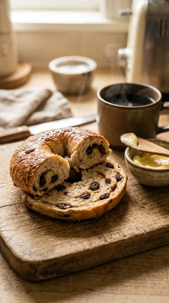 3 Irresistible 2-Ingredient Bagel Recipes to Try Today 3 Freshly baked cinnamon raisin bagel 3c16275047
