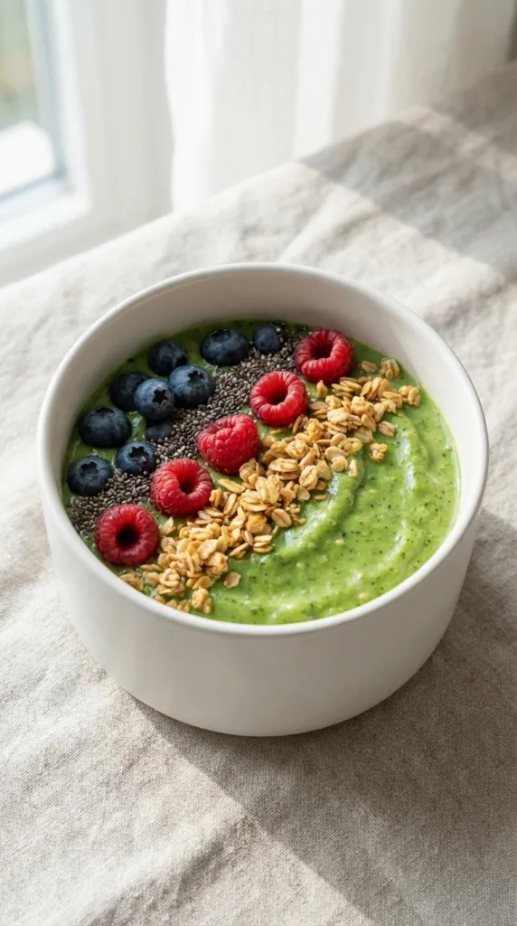 Green smoothie in bowl 16c95d23a9