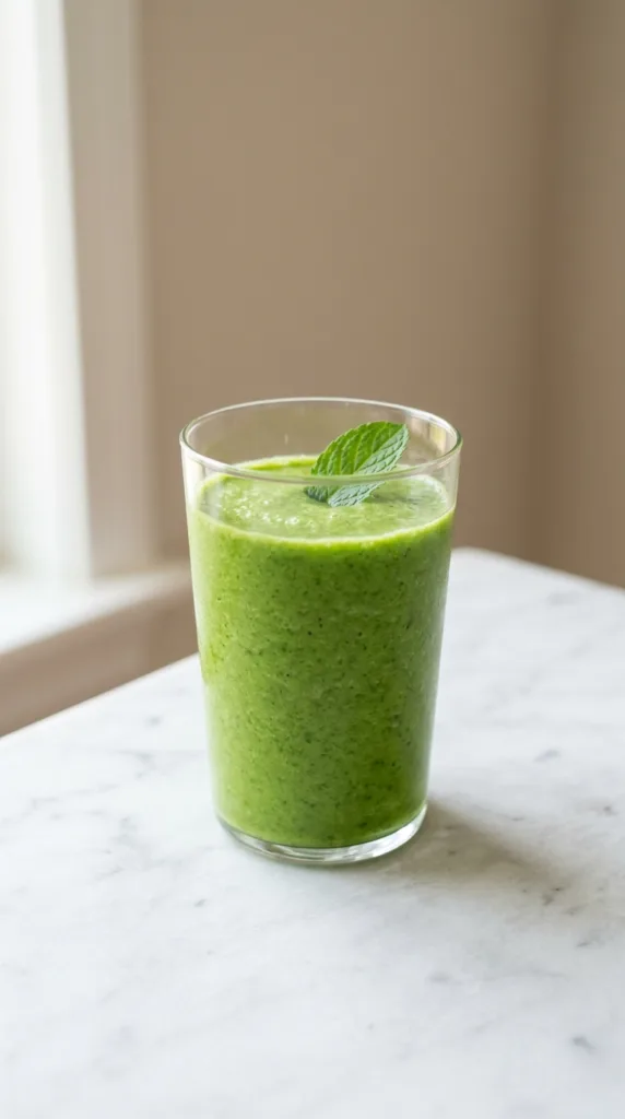 5 High-Protein Smoothies for a 5-Minute Boost 2 Green smoothie in glass a7563d6cbb