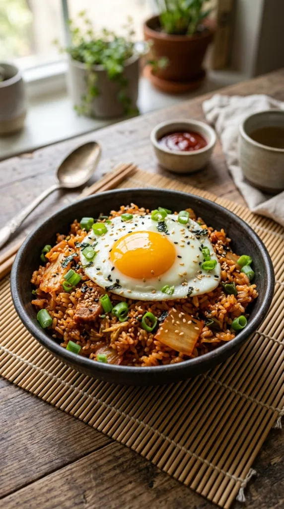Kimchi fried rice with egg 30550734b3