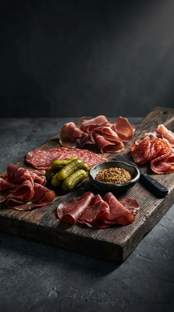 19 Nordic-Style Breakfast Boards for Cozy Mornings 16 Meat and pickles on board 59e8b8c68e