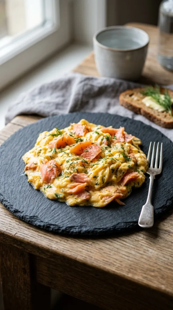 10 Quick & Easy High-Protein Egg Recipes for Busy Mornings (Savory Breakfast Ideas!) 11 Scrambled eggs with salmon 024cb14361