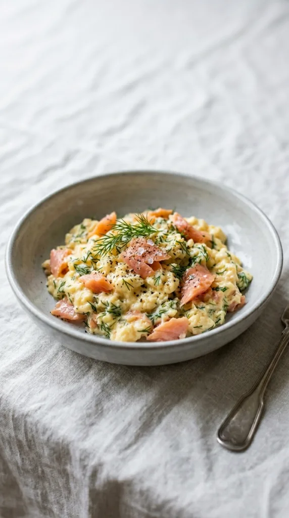 Scrambled eggs with salmon 98b0065aee