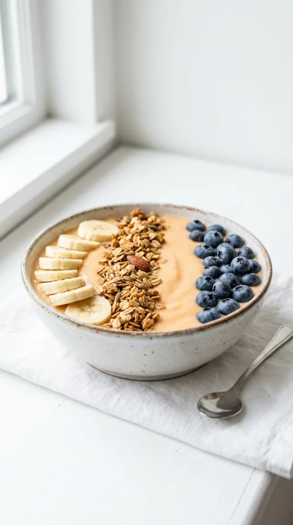 Smoothie bowl with granola bananas 31a1363d13