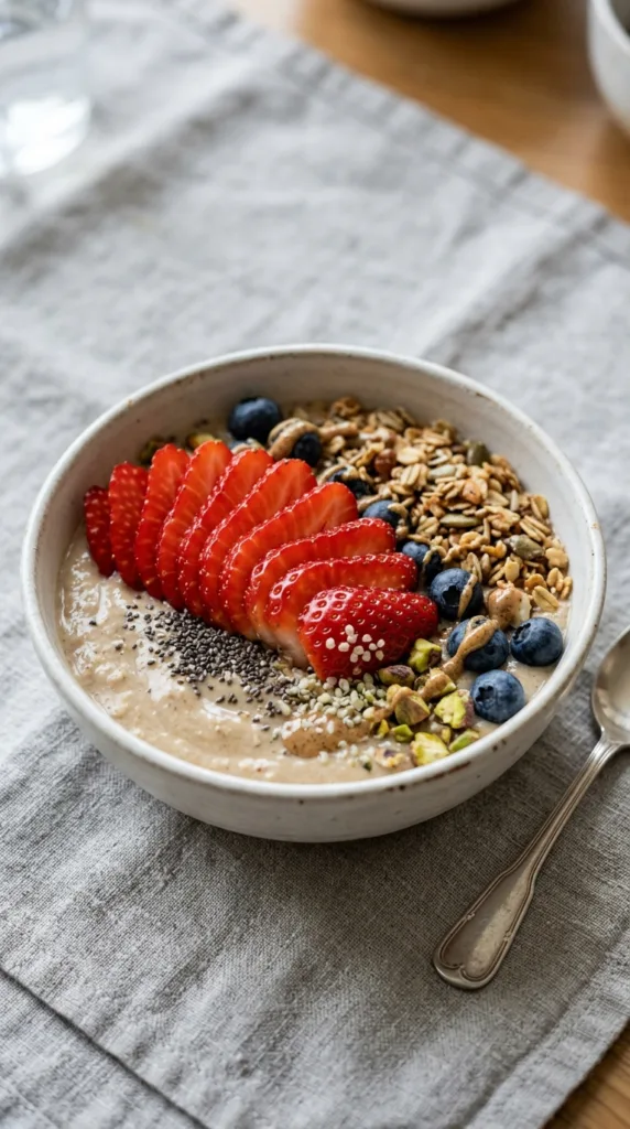 Smoothie bowl with strawberries a2f44ffb1f