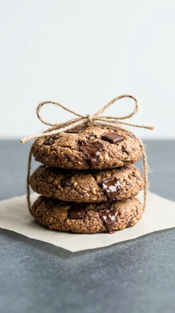 3 Make-Ahead High-Protein Cottage Cheese Breakfast Cookies (15g Protein for Healthy Grab-n-Go!) 4 Stack of three chocolate cookies 3d688d09e3