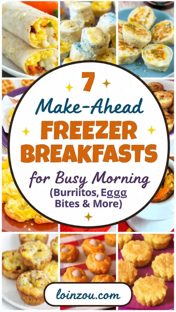 7 Make-Ahead Freezer Breakfasts for Busy Mornings (Burritos, Egg Bites & More) 3 create a tall pinterest pin in the food and drinks