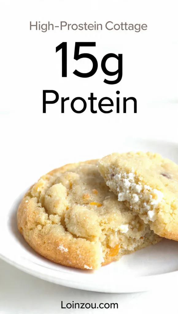 3 Make-Ahead High-Protein Cottage Cheese Breakfast Cookies (15g Protein for Healthy Grab-n-Go!) 6 generate 9 pinterest pin visual concepts for 3 mak 1