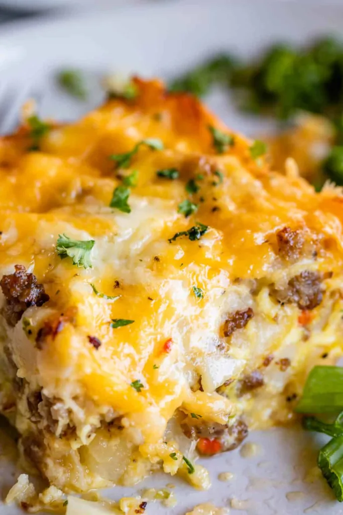 Easy Sausage Breakfast Casserole Overnight 12 1024x1536 1