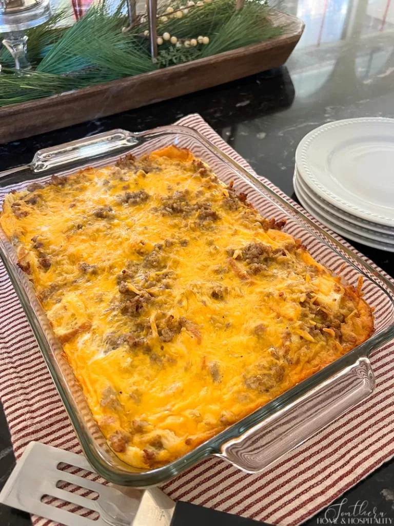 Sausage Egg and Cheese Breakfast Casserole 12