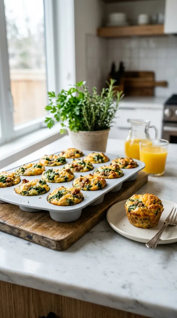 6 Best Breakfast and Brunch Recipes for Lazy Weekends 5 Silicone muffin tin 202604251120