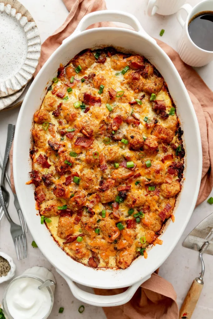 7 Tater Tot Breakfast Casseroles Your Family Will Devour 2 Tater Tot Breakfast Casserole 3 1