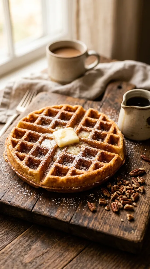 Waffle with butter 202604261018